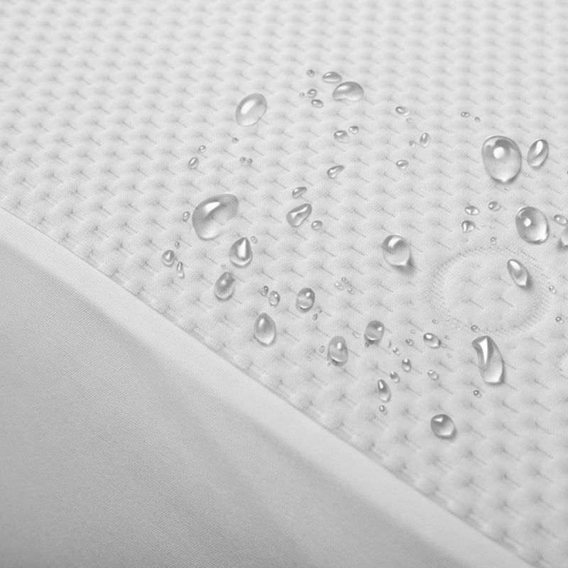 Bluejw Premium Breathable Cooling Bamboo 3D Air Fabric 100% Waterproof Mattress Protector - Image 2